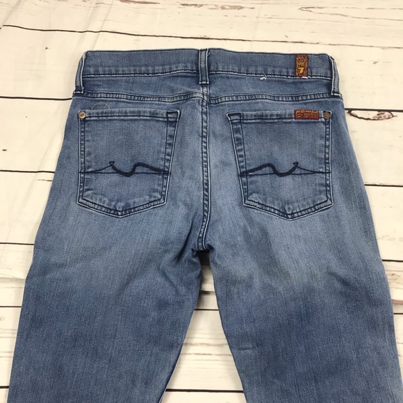 Women’s 7 For All Mankind Size 28 The Skinny Jeans T - Picture 1 of 8